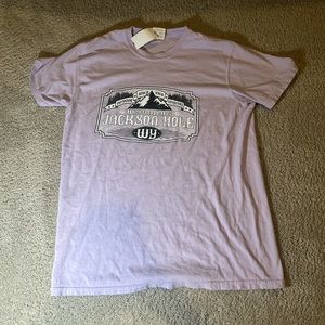 Pink Jackson hole Wyoming t shirt